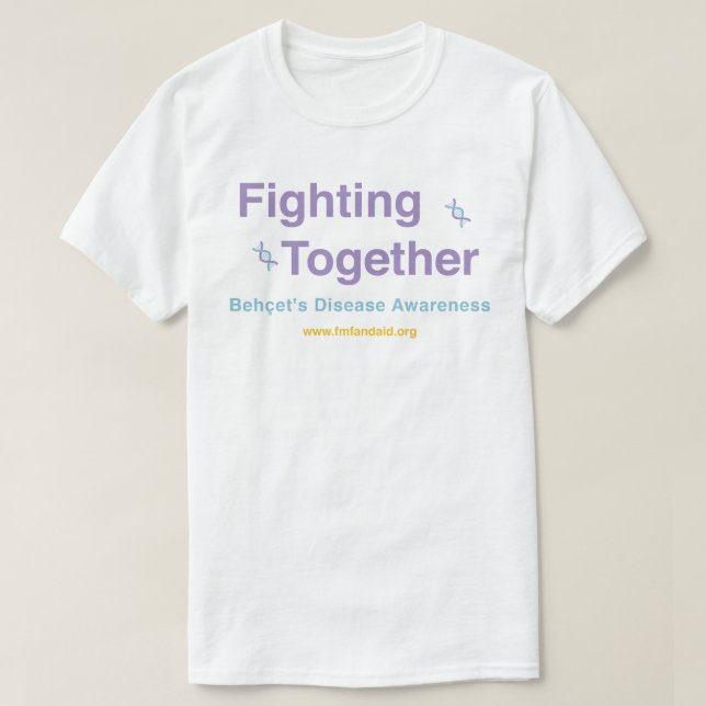 Behcet's Fighting Together T-Shirt (Design Front)