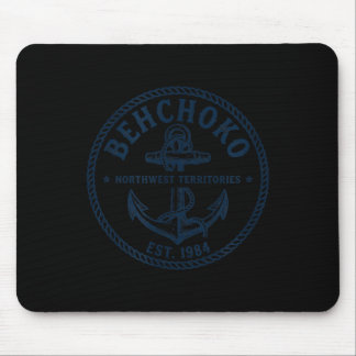Behchoko Northwest Territories Vintage Nautical Mouse Pad