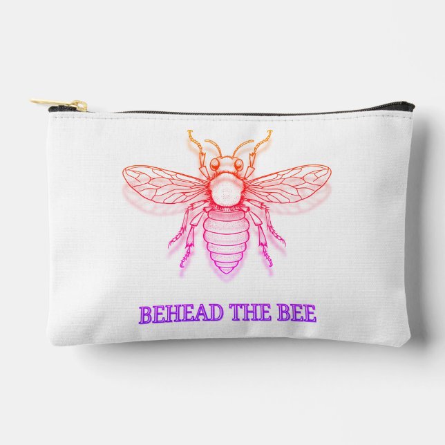 Behead The Bee Accessory Pouch (Front)