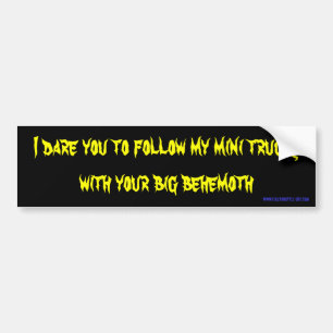 behemoth bumper sticker