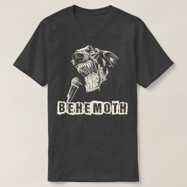 behemoth ll beast scream T-Shirt (Design Front)