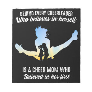 Behind Every Cheerleader Player Is A Cheerleader Notepad