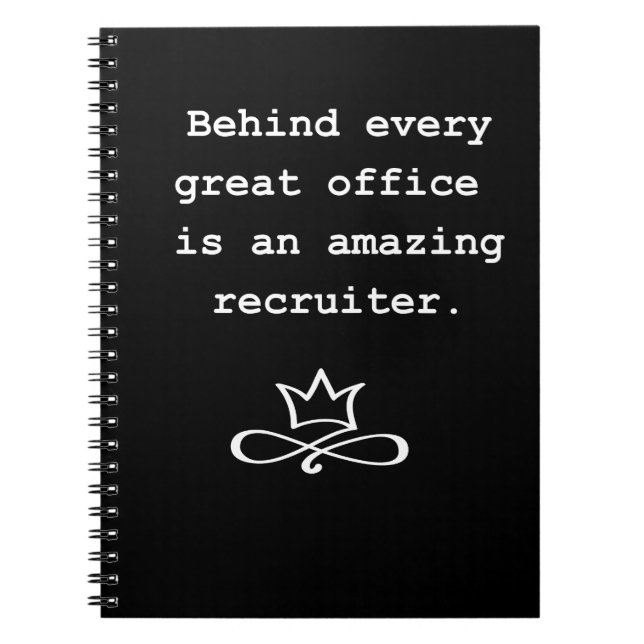 Behind every great office  is an amazing notebook (Front)