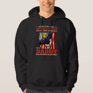 Behind Every Great Softball Player Who Believes In Hoodie