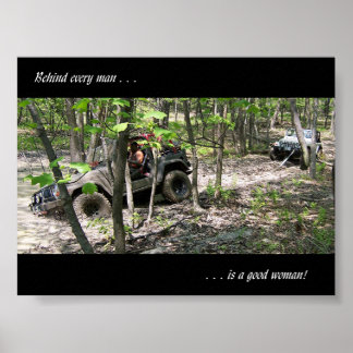 Behind every Man is a good woman Poster