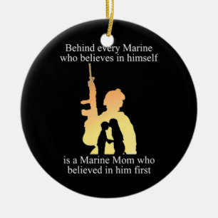 Behind Every Marine Ceramic Tree Decoration