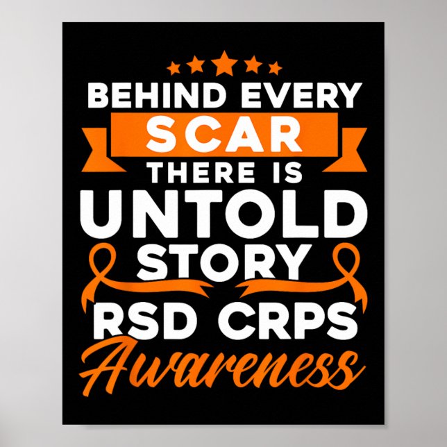 Behind Every Scar Rsd Crps Awareness 1  Poster (Front)