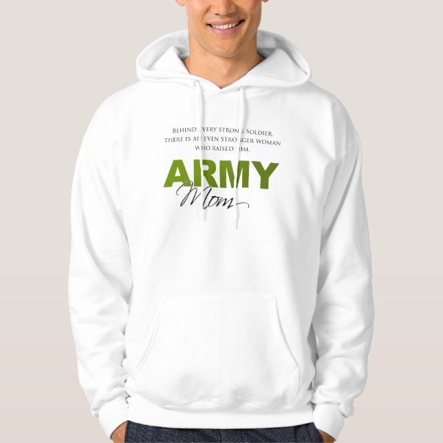 Behind Every Strong Soldier 2 Hoodie (Front)