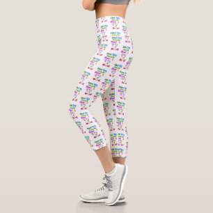 Behind Every Successful Woman Is Herself Capri Leggings
