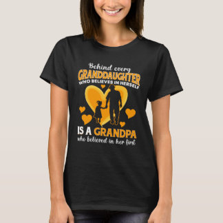 Behind Granddaughter Who Believes In Herself is A T-Shirt