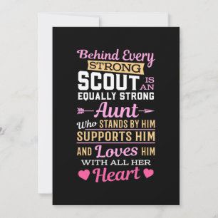 Behind Scout Is A Strong Aunt Save The Date