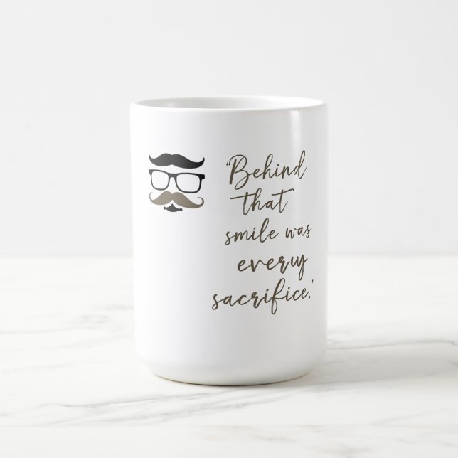 Behind That Smile Coffee Mug (Center)