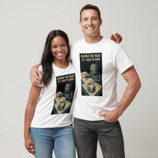 Behind the Beat: A.I. Has Plans | AI Art T-Shirt