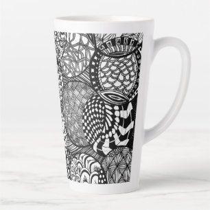 Behind the Eight Ball tall Latte Mug