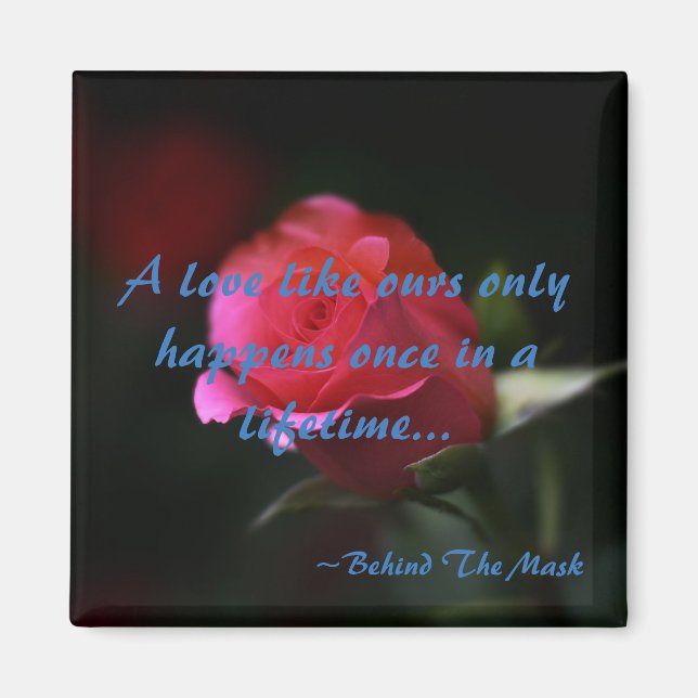 Behind The Mask Magnent Magnet (Front)