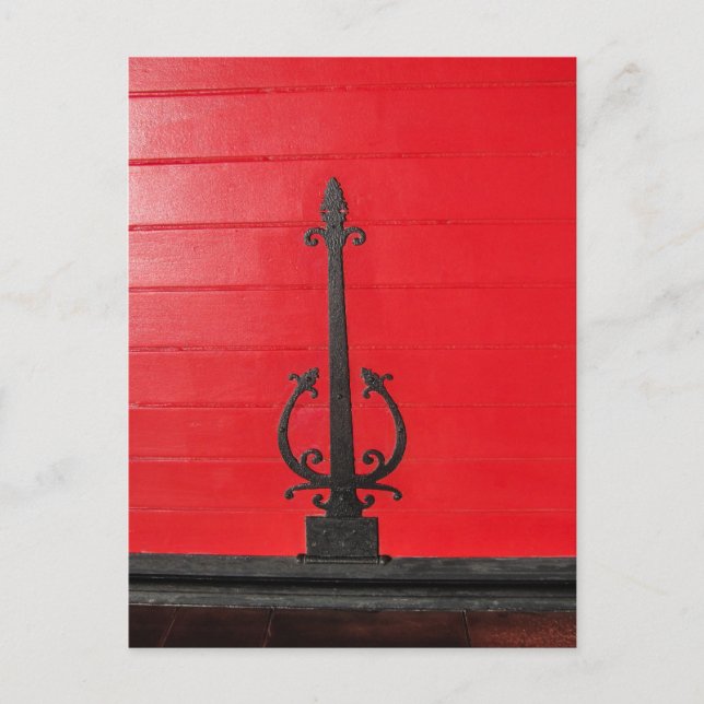 Behind the Red Door? Postcard (Front)