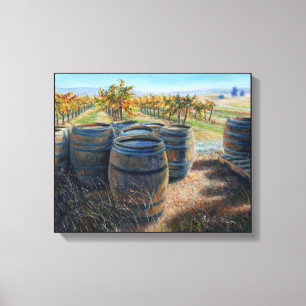 "Behind the Tasting Room" Canvas Print