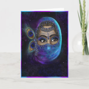 Behind The Veil  Greeting Card
