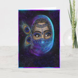Behind The Veil Greeting Card