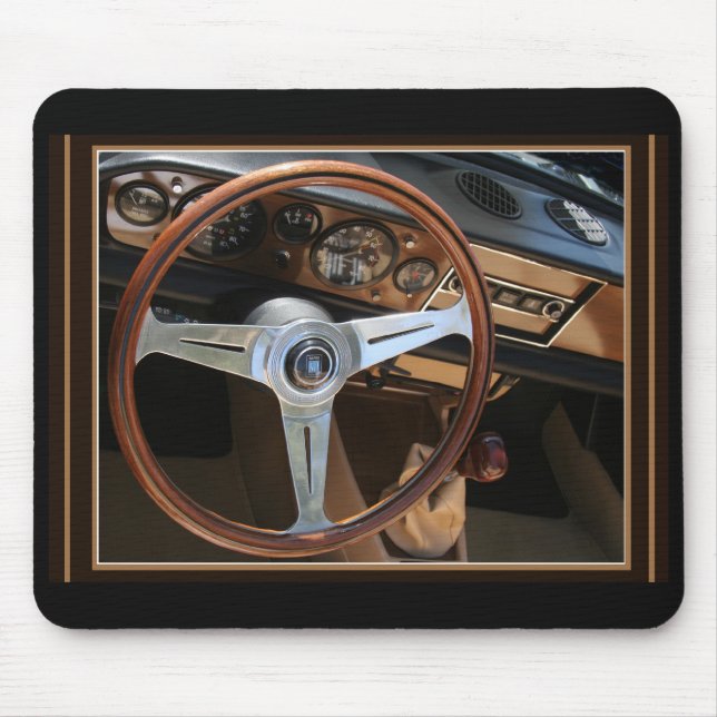 Behind the Wheel Mouse Pad (Front)