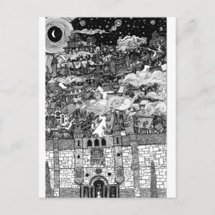 Behind Walls They Slumber Postcard
