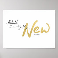 Behold I am making all things New Art Print