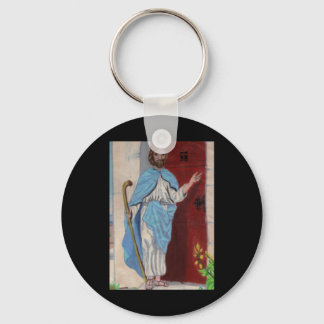 "BEHOLD, I STAND AT THE DOOR AND KNOCK" keychain