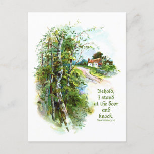 Behold, I Stand Postcard