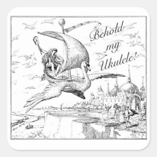 Behold My Ukulele Sticker