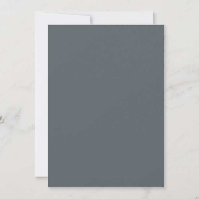 Behr Paint Blue Metal Grey Trending Colour Invitation (Front)