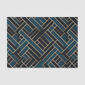 Beige Abstract Array Fernsby Tissue Paper