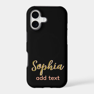 beige add name girl boss text black elegant