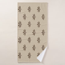 Beige and Brown Leaves 