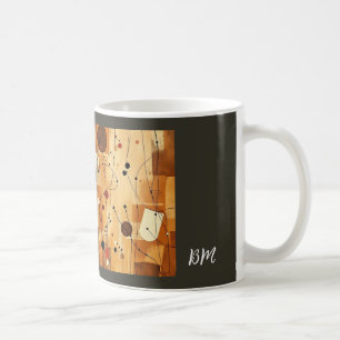 Beige and Brown Organic Gradients Coffee Mug