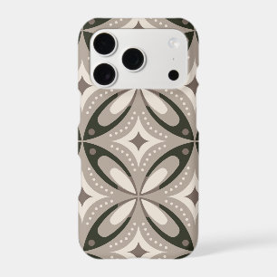 Beige and Brown Retro circular shapes
