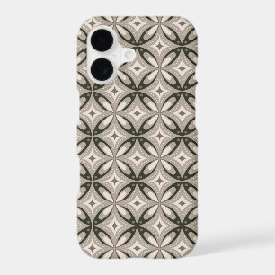 Beige and Brown Retro circular shapes