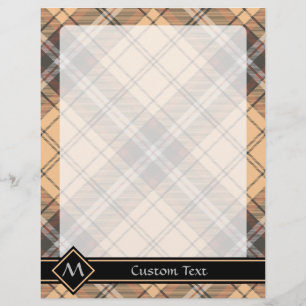 Beige and Brown Tartan