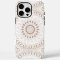 Beige and Cream Mandala Pattern