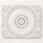 Beige and Cream Mandala Pattern