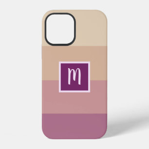 Beige and Purple Colour Combination Gradient iPhone 12 Case