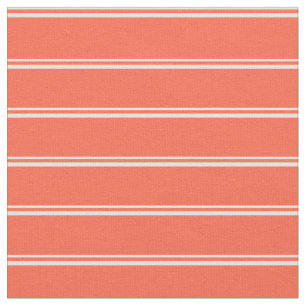 Beige and Red Stripes/Lines Pattern Fabric