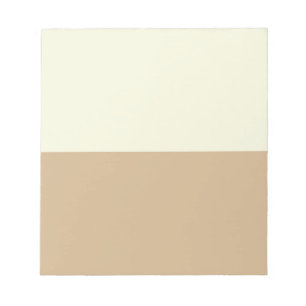 Beige and Tan Notepad