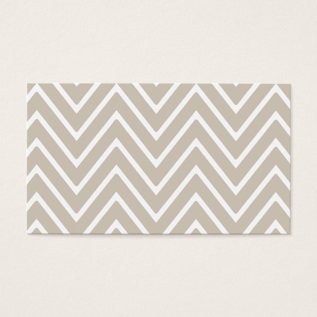 Beige and White Chevron Pattern 2 (Front)