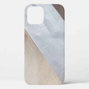 Beige and white surface iPhone 12 case