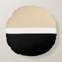 Beige Black Abstract Stripe