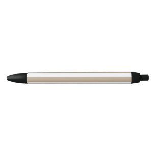 Beige  black ink pen