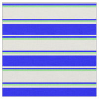 Beige, Blue, and Light Green Coloured Stripes