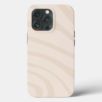 Beige Blush Minimalist Geometric Tough Case iPhone