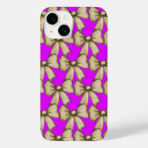 Beige bows are special Case-Mate iPhone case
