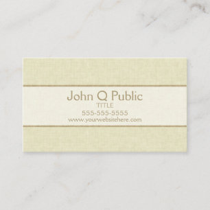 Beige Business Card